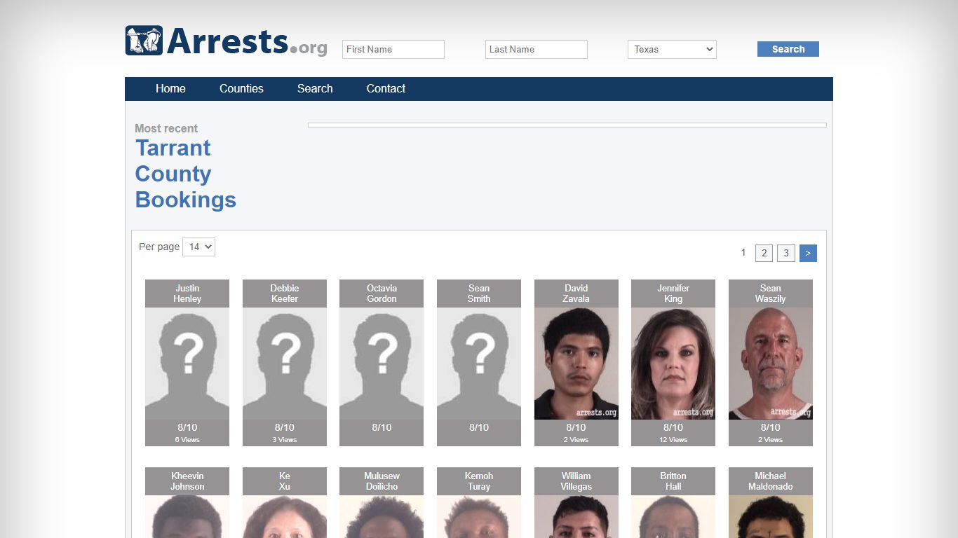 Tarrant County Arrests and Inmate Search